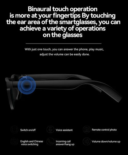 Lenovo AI Smart Wireless Glasses Bluetooth Sunglasses