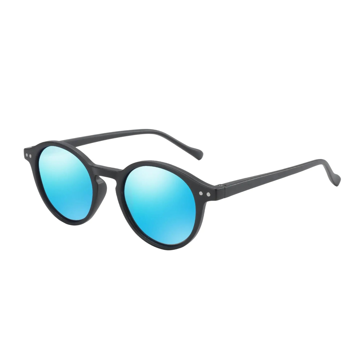 Retro Circular Polarized Sunglasses Vintage