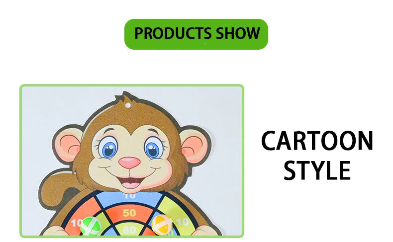 Montessori Dart Board Target Sports Game Toys