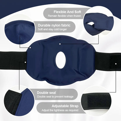 Reusable Knee Ice Pack Wrap Ice Pack for Knee Adjustable