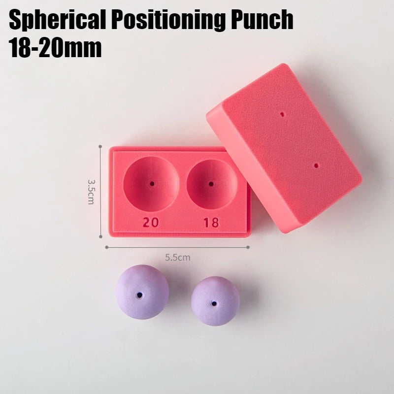 Soft Ceramic Round Ball Rolling Mold Kit Clay