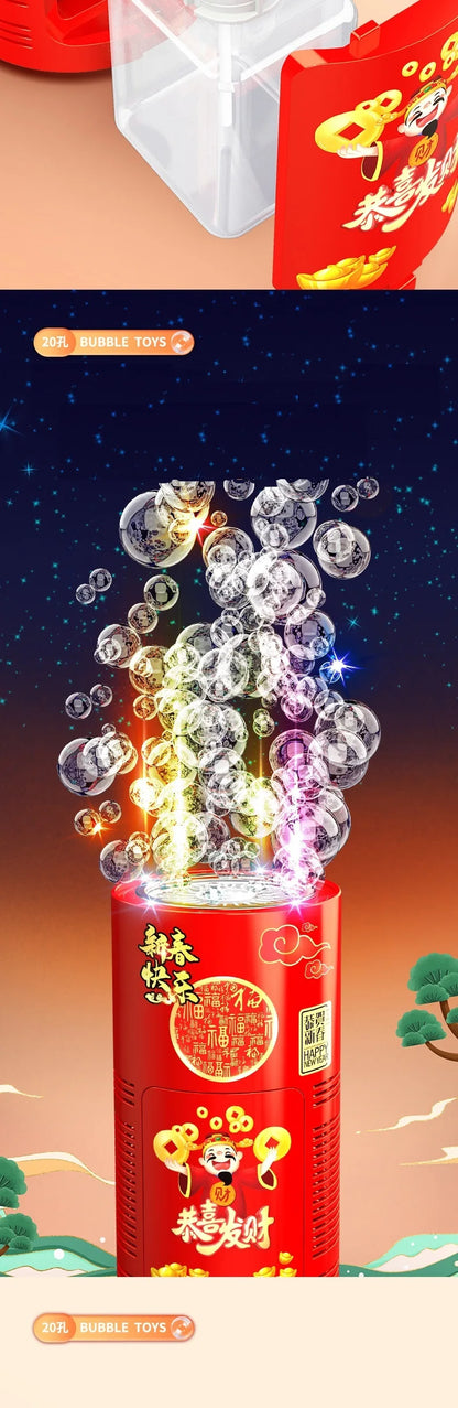 20 holes Fireworks bubble machine bubble blower
