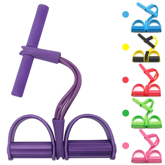 Four-Tube Pedal Tensioner Multi-Functional Household Fitness