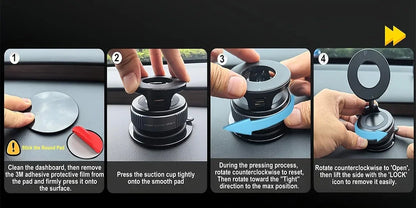 Magnetic Suction Cup Phone Mount for Magsafe 360° Adjustable