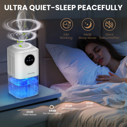 Portable Dehumidifier With 35 Ounces Capacity