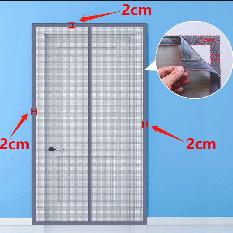 Magnetic Mosquito Net Door Screen Customized