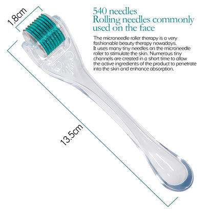 540 Titanium Face Roller For Beard Scalp Hair Growth