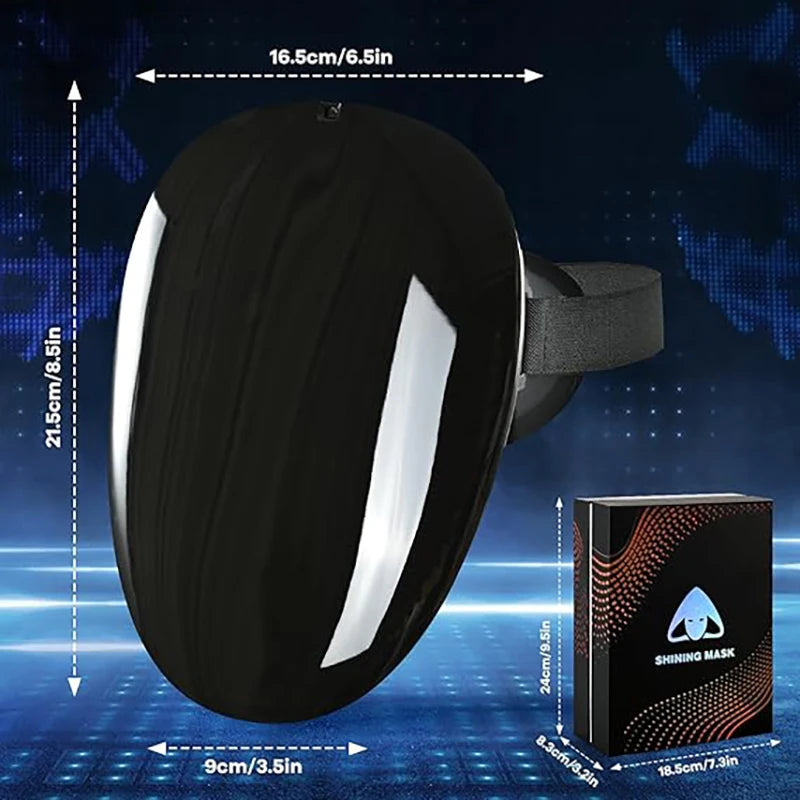 Led Mask with Voice Recognition Gesture Sensing, Light up
