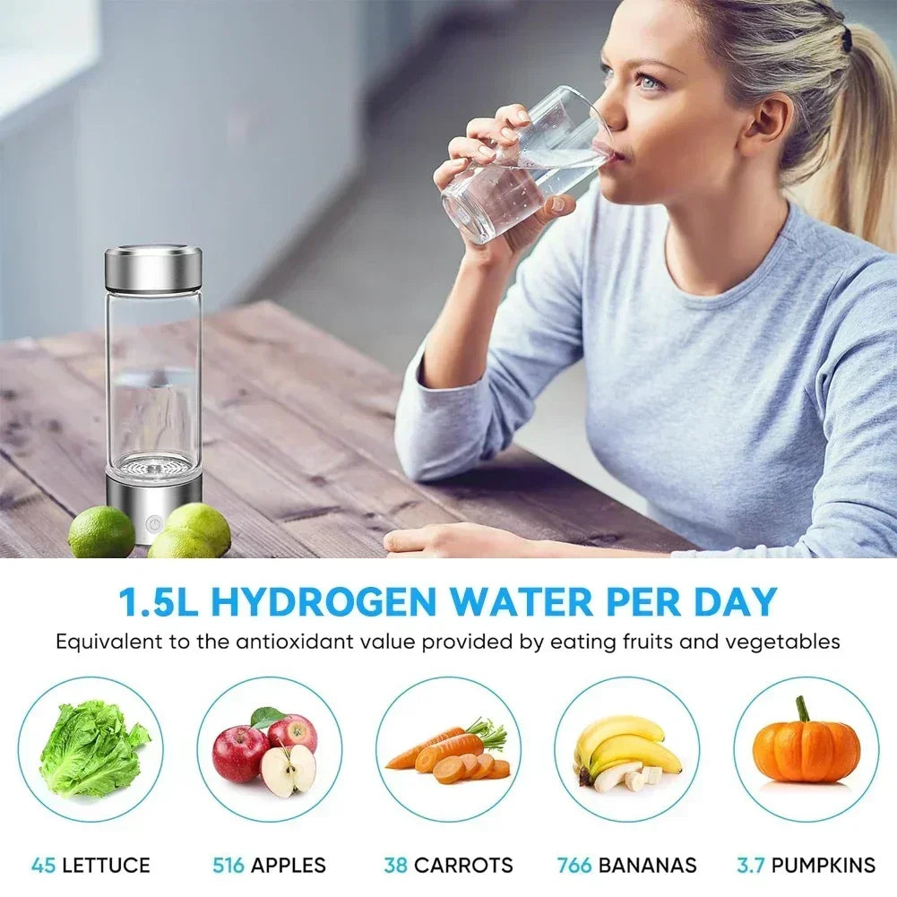 Hydrogen Water Bottle Generator Hydrogen Rich Health Cup