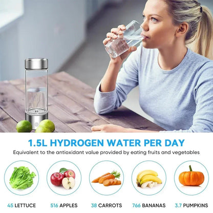 Hydrogen Water Bottle Generator Hydrogen Rich Health Cup