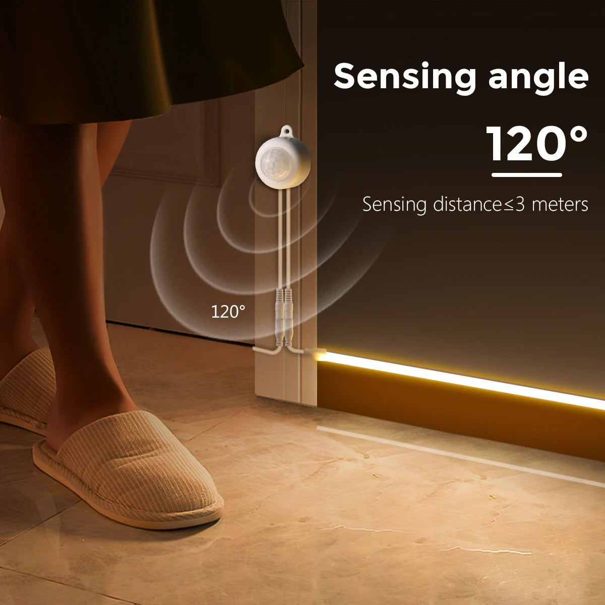 Neon Light Wireless PIR Motion Sensor LED Strip light