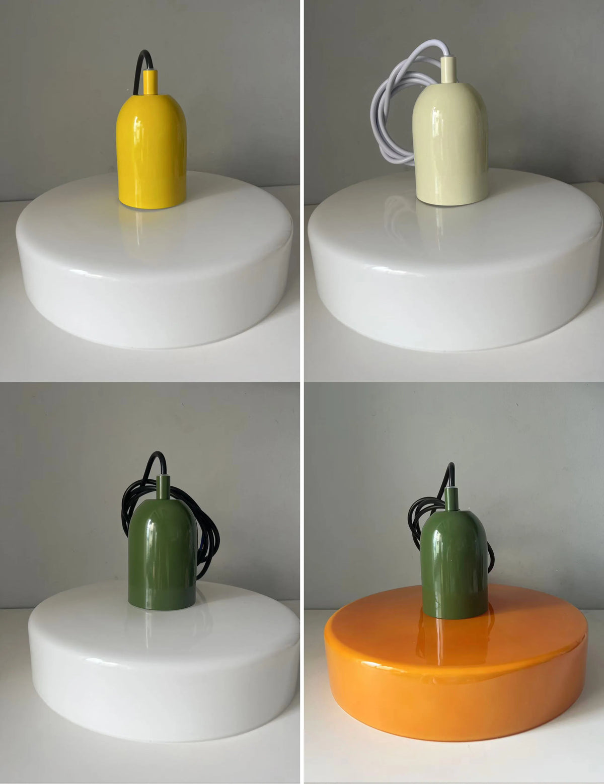 Nordic Retro Glass Pendant Lamps Indoor E27 LED Chandelier