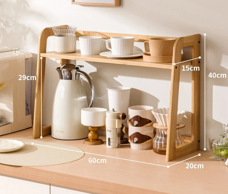 New Kitchen Shelf Countertop Multi-functional Electrical Storage Rack