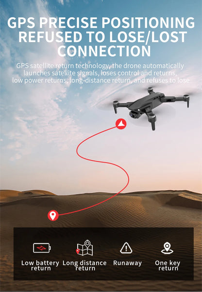 L900 Pro SE MAX GPS Drone 4K Professional Dual HD Camera