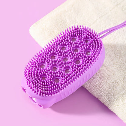 Double Side Silicone Bubble Bath Body Brush