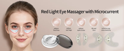 EMS Redlight Eye Massage and Stainless Steel Cooling Eye Pad