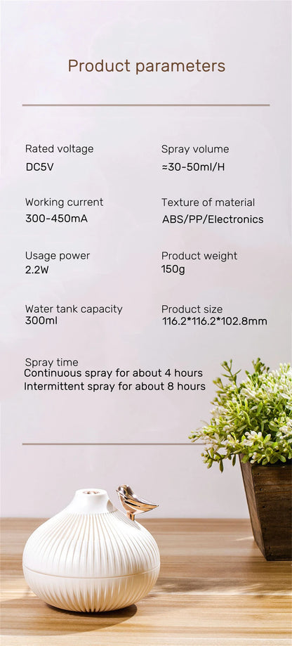 USB Air Humidifier Mini Water Aroma Diffuser
