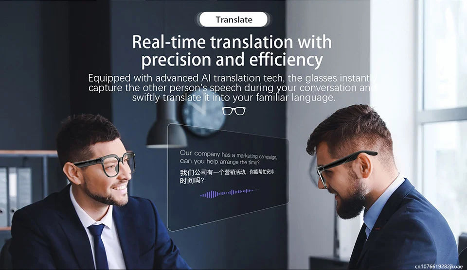 Smart Translation Glasses AI Smart Bluetooth Glasses