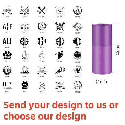 Custom Golf Ball Stamp Personalized Golf Ball Stamp