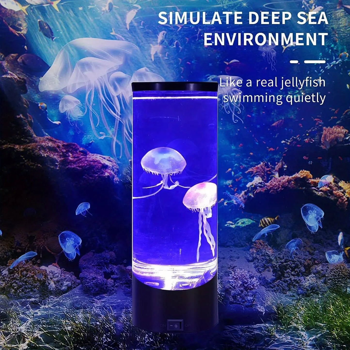 Fantasy USB/Battery Powered Jellyfish LED Lamp