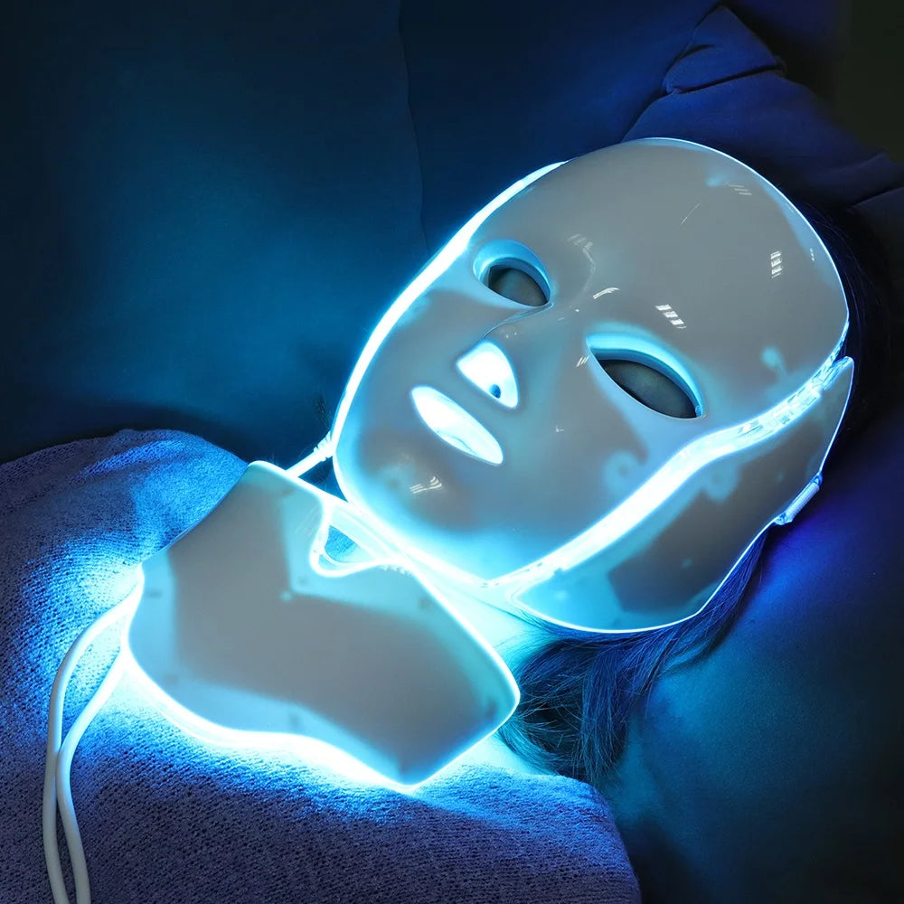 7 Colors Light LED Face Neck Beauty Mask Photon