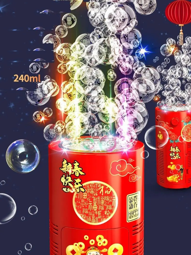 20 holes Fireworks bubble machine bubble blower