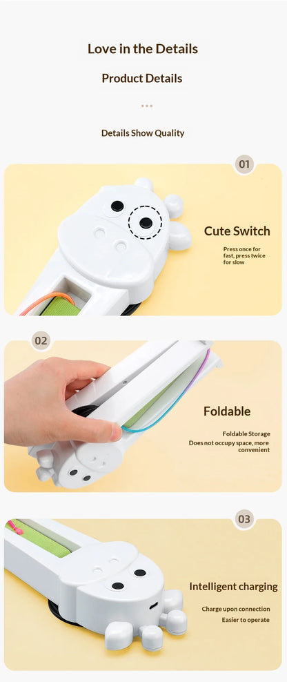 Automatic Interactive Cat Toy Wall Mounted Cat Teaser Wand