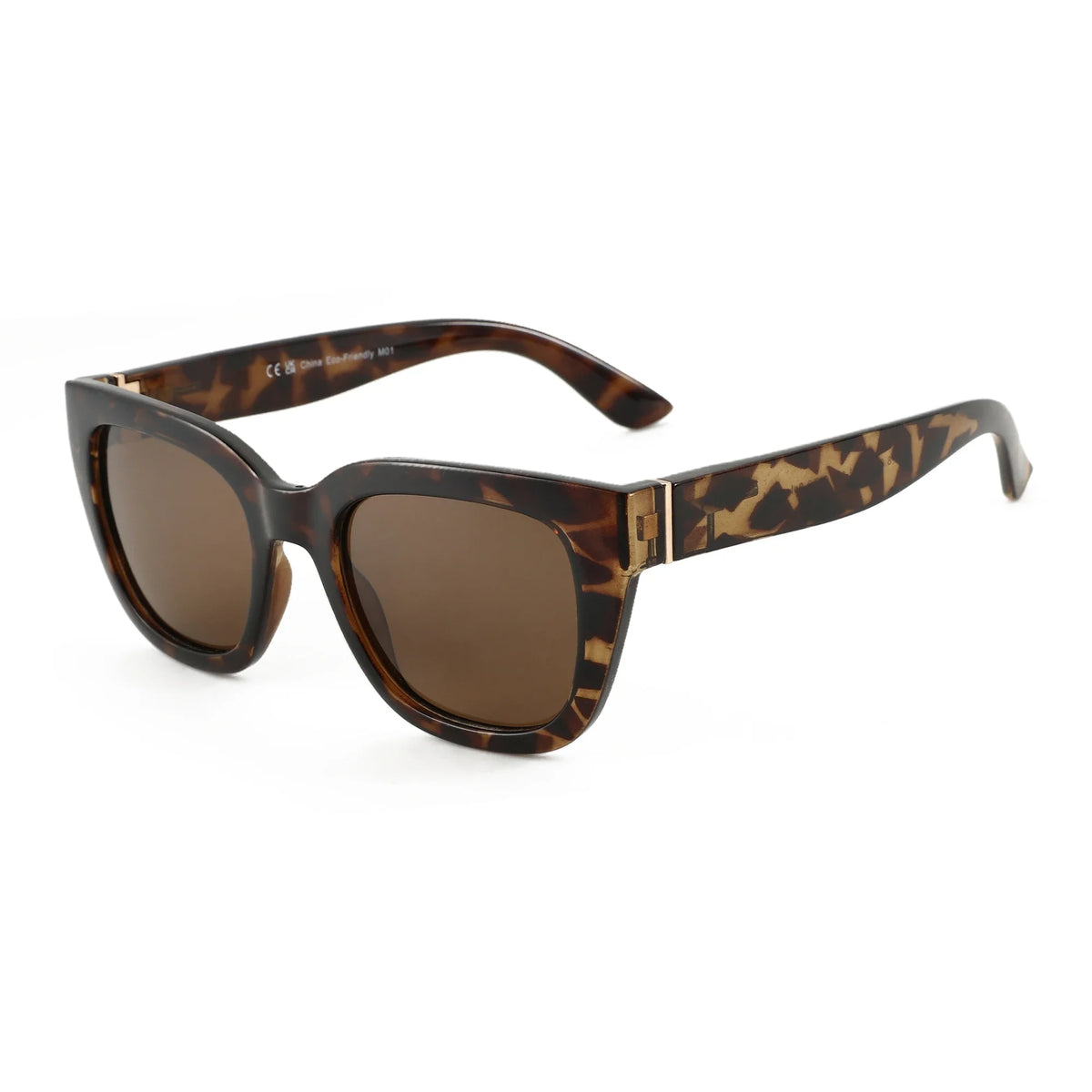 Retro Square Polarized Sunglasses for Women Vintage Sun Glasses