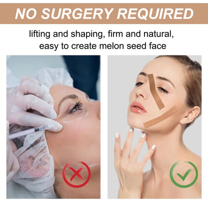Instant Facial Myofascial Lift Tape Skin Lifting Removal Sticker