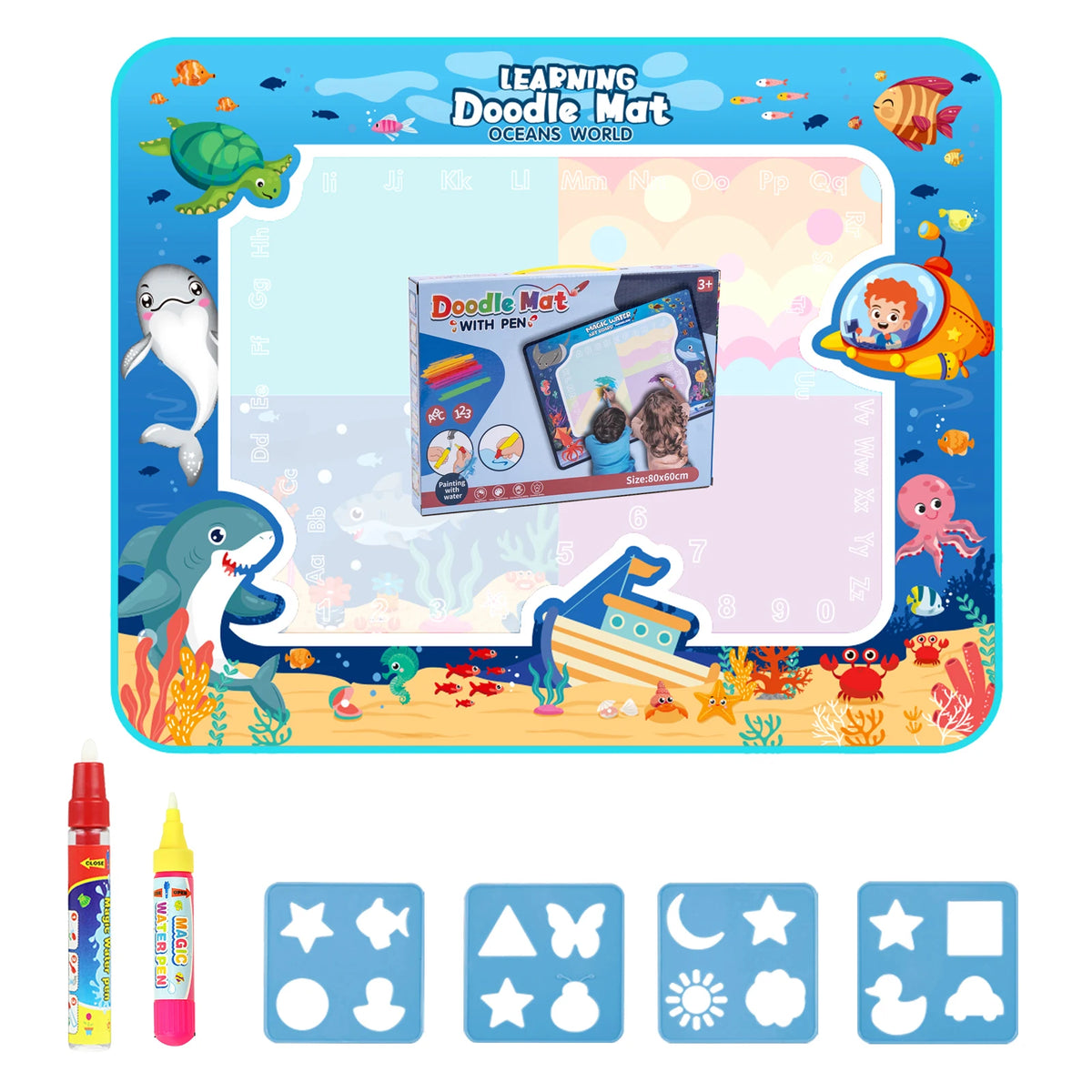Magic Water Drawing Mat Coloring Doodle Mat
