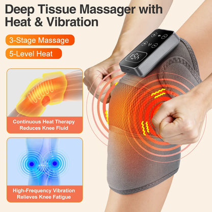 3-in-1 Heated Vibration Knee Massager