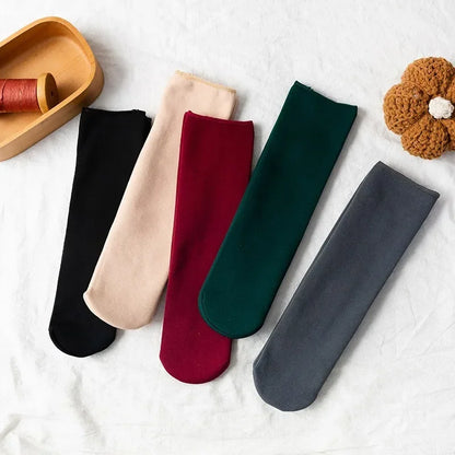 Women Winter Warm Short Socks Thick Thermal Cashmere