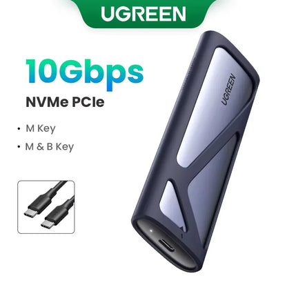 UGREEN M2 SSD Case NVME SATA Dual Protocol M.2 to USB Type C