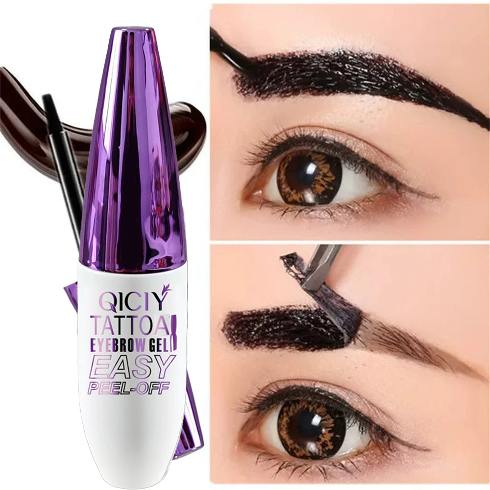 Peel Off Eyebrow Gel Tint Waterproof Long Lasting Semi Permanent