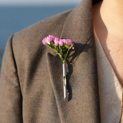Creative Branch-Shaped Flower Insertable Brooch