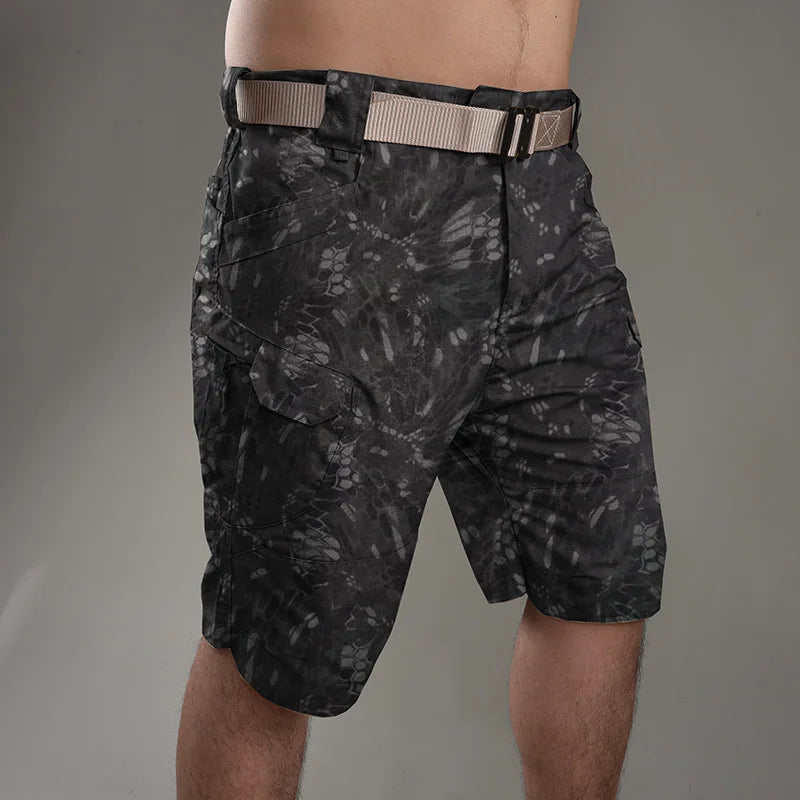 Summer Outdoor Tactical Cargo Shorts for Men - Waterproof