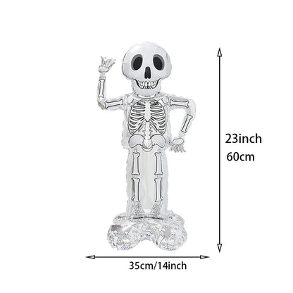 Halloween Balloon Decoration Halloween Black Spider Balloon Giant Skull Skeleton Balloon