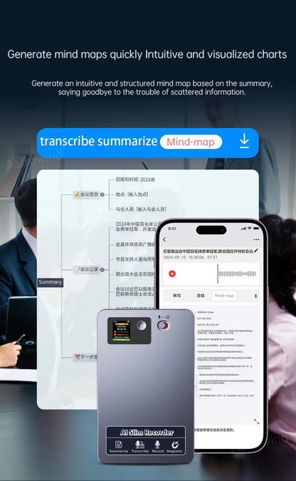 118 Languages 64GB Memory Audio Recorder 400ma Lectures