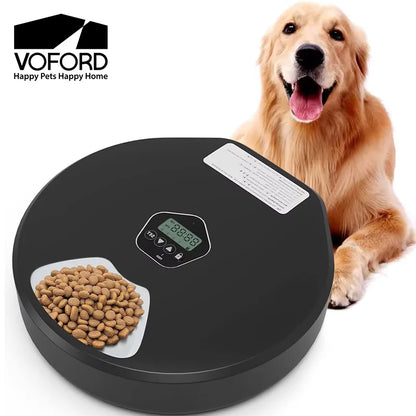 Smart Pet Feeder 5-Meal Timer Dispenser Automatic