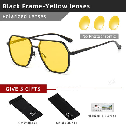 CLLOIO Anti-glare Day Night Vision Glasses Polarized