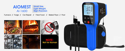 Infrared Thermometer Gun Rechargeable High Temp Laser