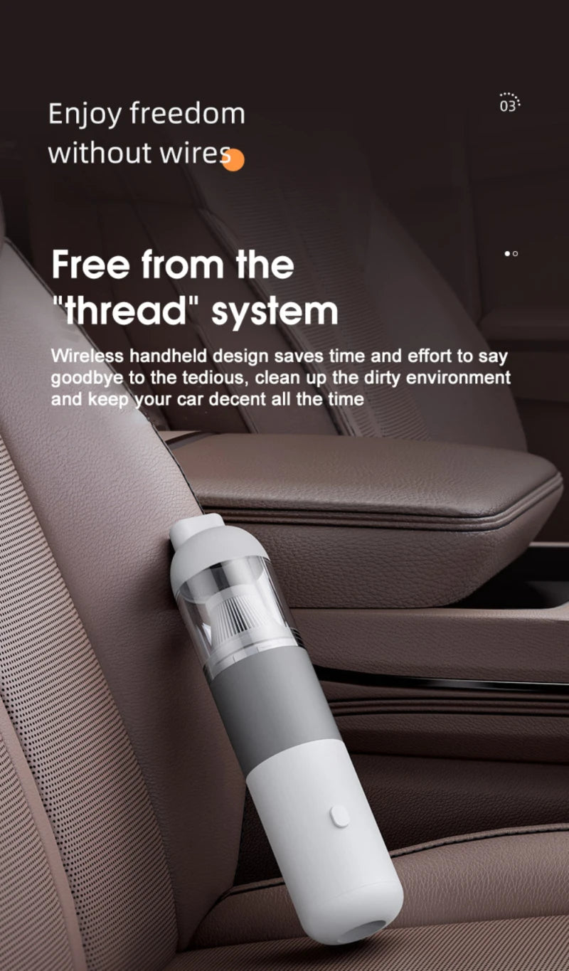 Lenovo 3In1 999800pa Dust Collector Portable Car Vacuum