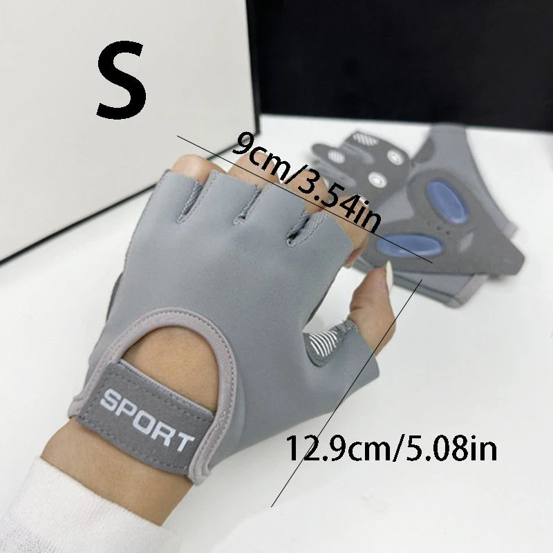 Fitness Cycling Gloves Men Women Anti Slip Shock-Absorbing