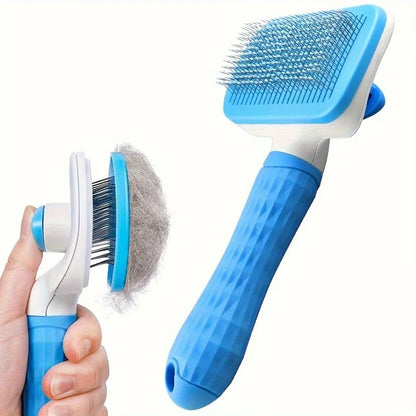Self-cleaning Pet Hair Remove Comb Cat Slicker Brush