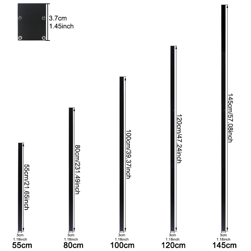 LED Lighting Wall Lamp IP65 Garden AC Long Wall Light
