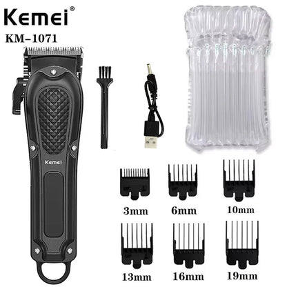 Kemei 1071 Electric Hair Clipper UBS Cordless Beard Trimmer