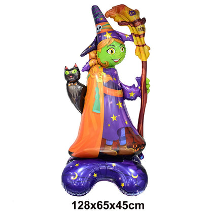 Halloween Decoration Balloons Foil Pumpkin Ghost Dead Tree Witch Mummy Bat Spider Balloon