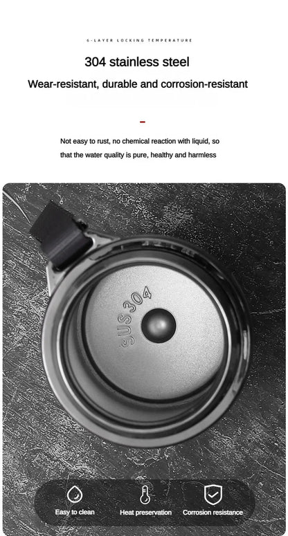 Stainless Steel Thermos Bottle with LED Temperature Bottle
