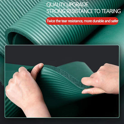 Thick NBR Yoga Mats Anti-slip Sport Fitness Mat