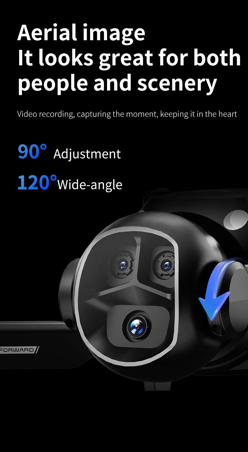 Upgrade E4 Drone 8K HD Dual Camera Professional Aerial